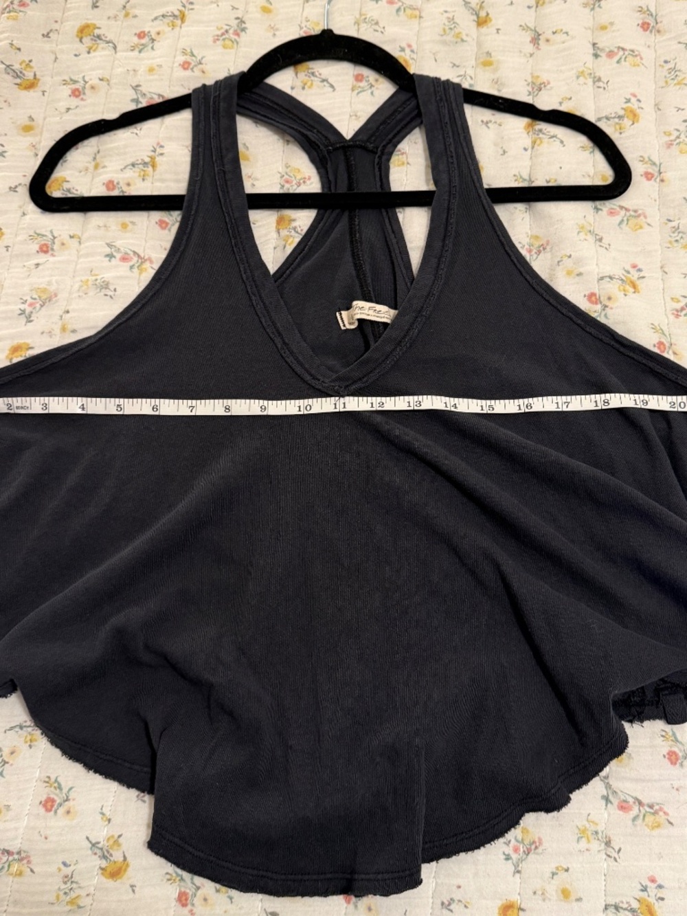Free People We The Free Karri Swing Tank Top Charcoal Gray Women's Extra Small - Picture 4 of 6